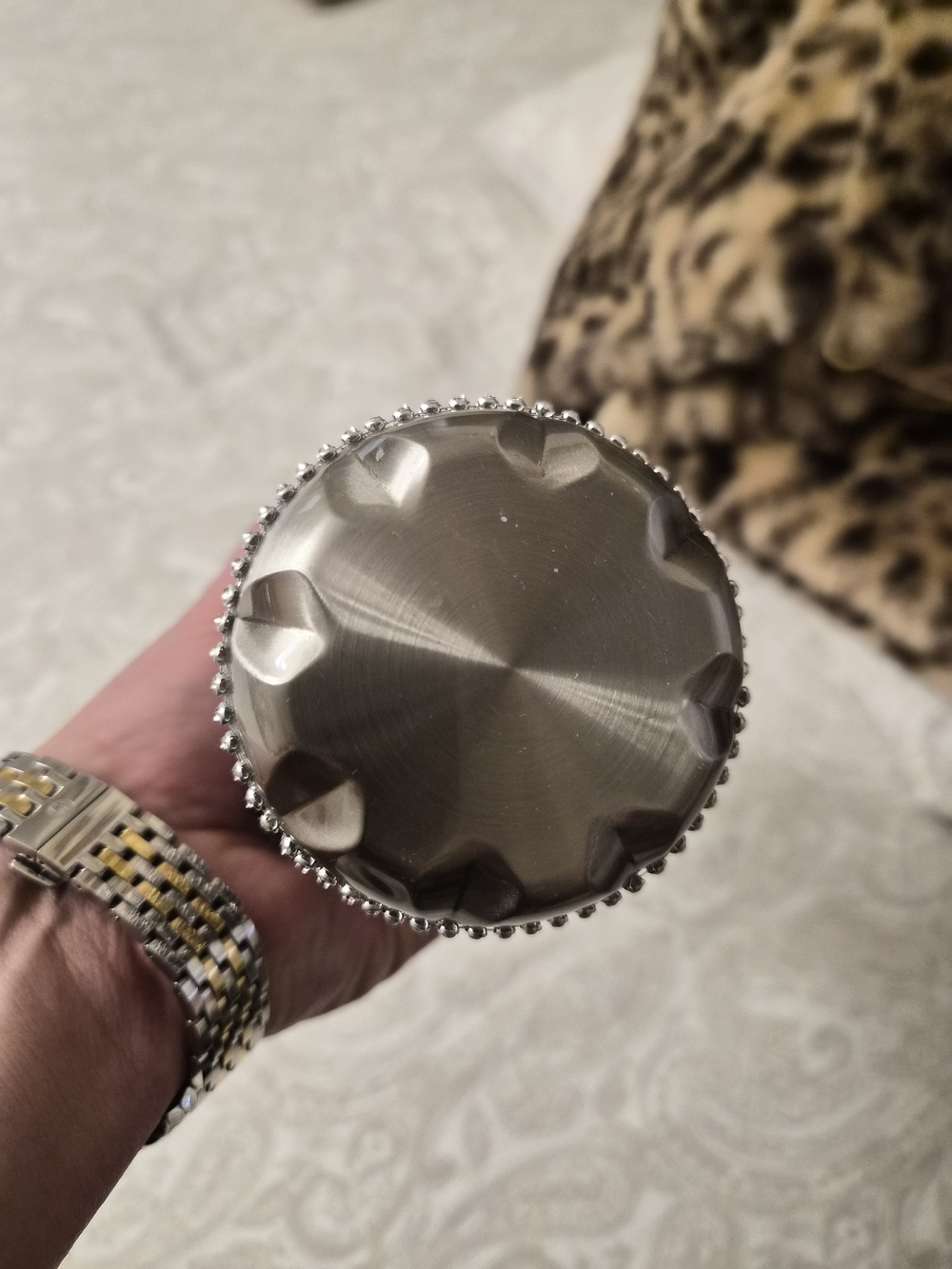 Silver Crystal Rhinestone Tumbler - Picture 3 of 4